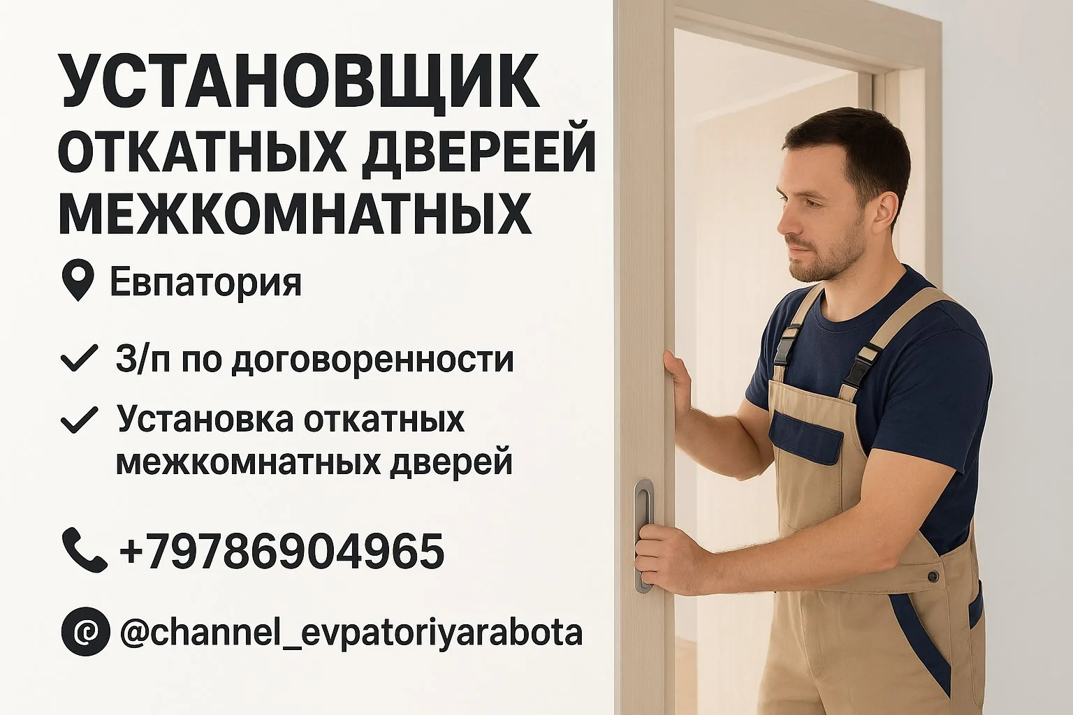 🔊 УСТАНОВЩИК ОТКАТНЫХ ДВЕРЕЙ МЕЖКОМНАТНЫХ