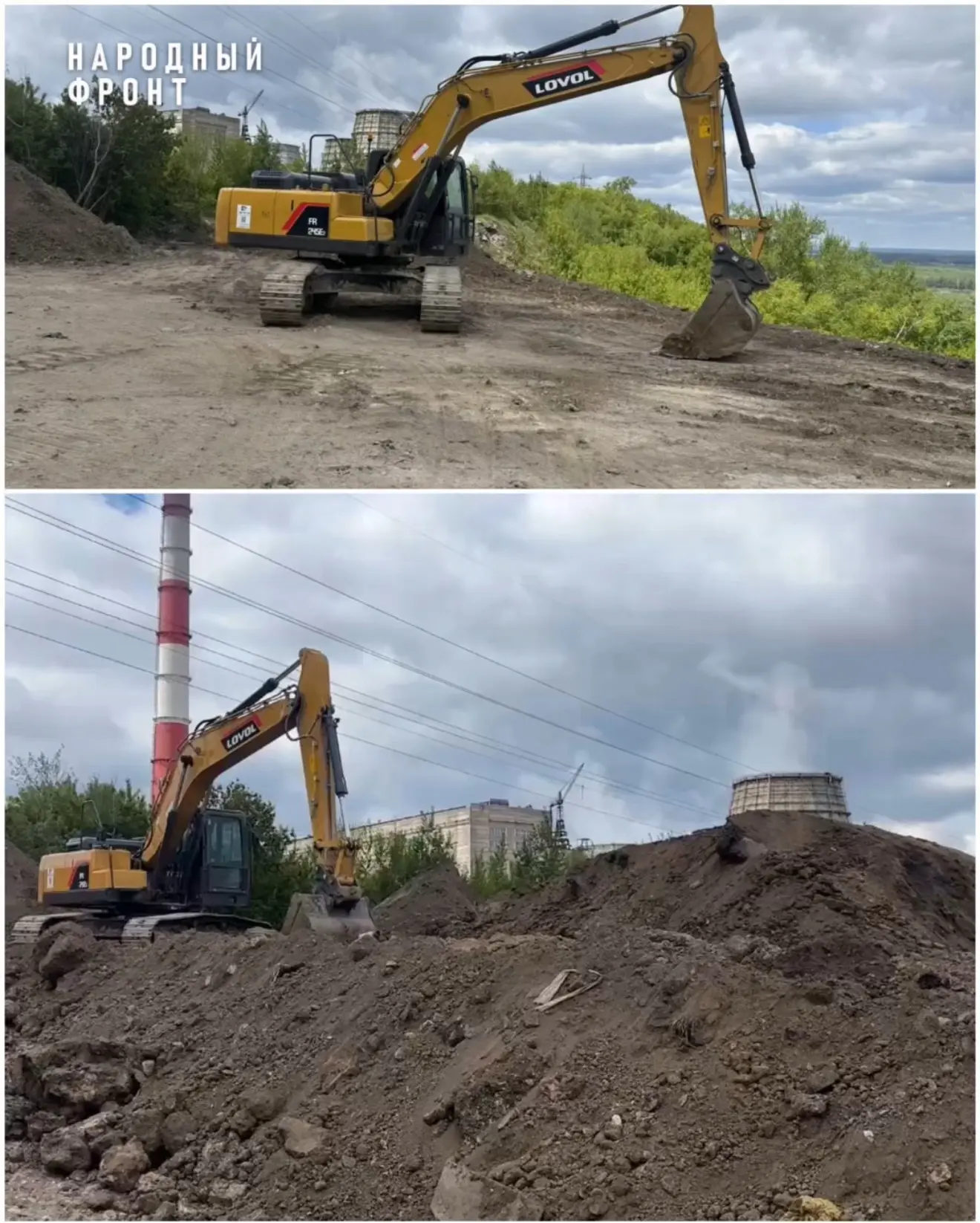 😡 В Октябрьском районе Барнаула вновь добывают грунт.

Жители Барнаула сообщают об очередной добыче