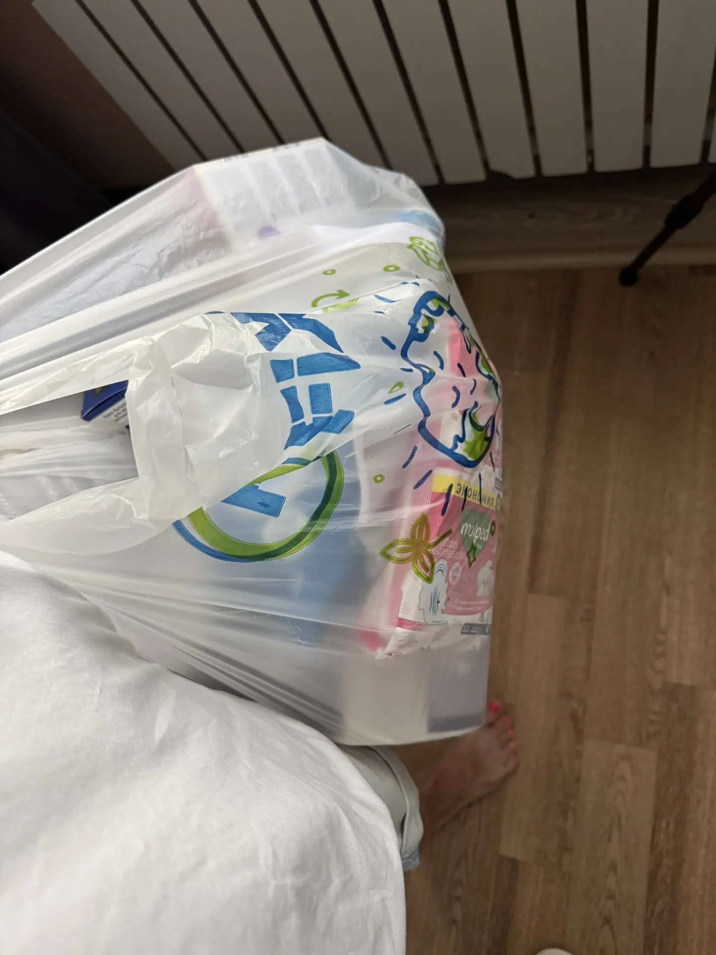 Сходили за покупками в пятерочку, в фикспрайс, на Ozon и ВБ

Фикспрайс -1233₽ 
Пятерочка -1159₽
WB -