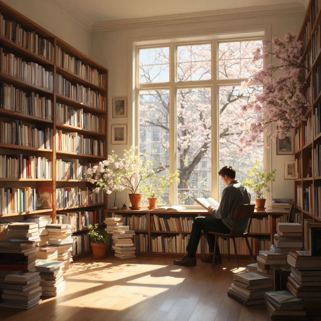 🌷 Первые дни весны в библиотеке: встречаем тепло с хорошей книгой! 🌷

Весна стучится в окна — а мы