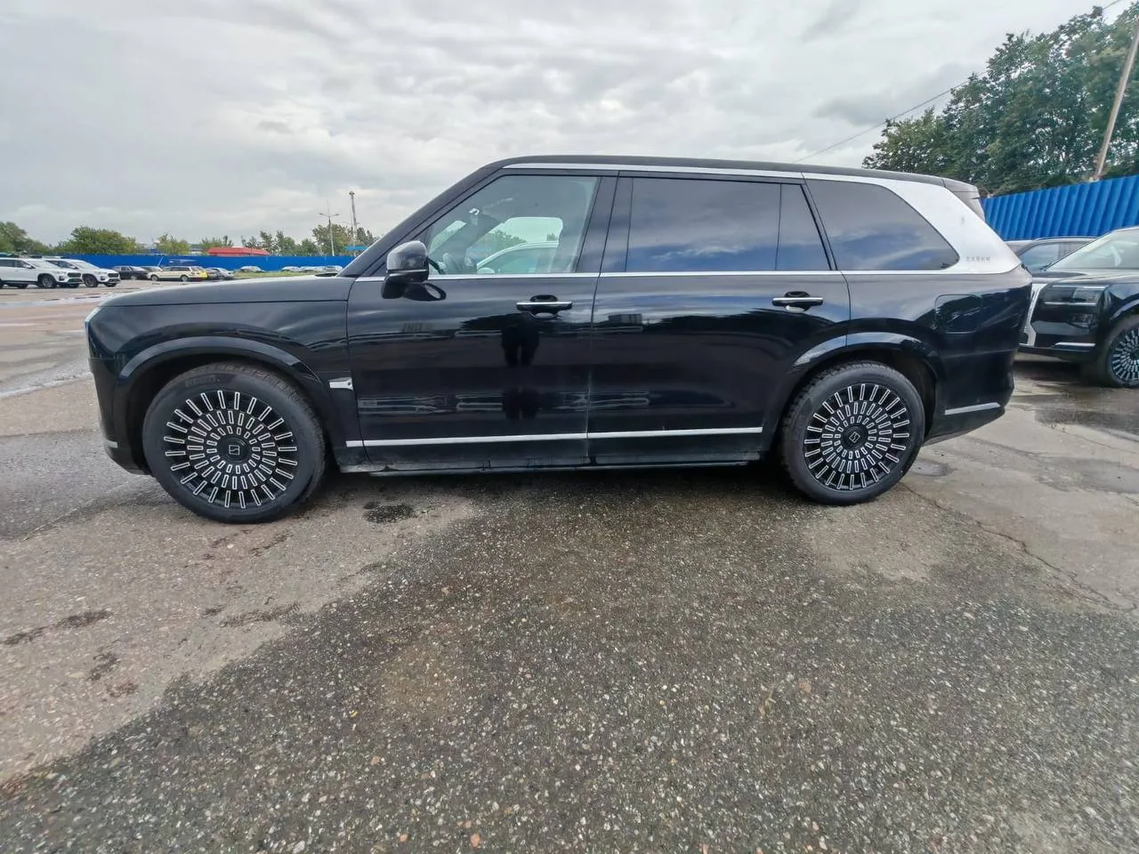 ZEEKR 9X 4WD AT Max 2.0 гибрид 2025 (черный на синем)