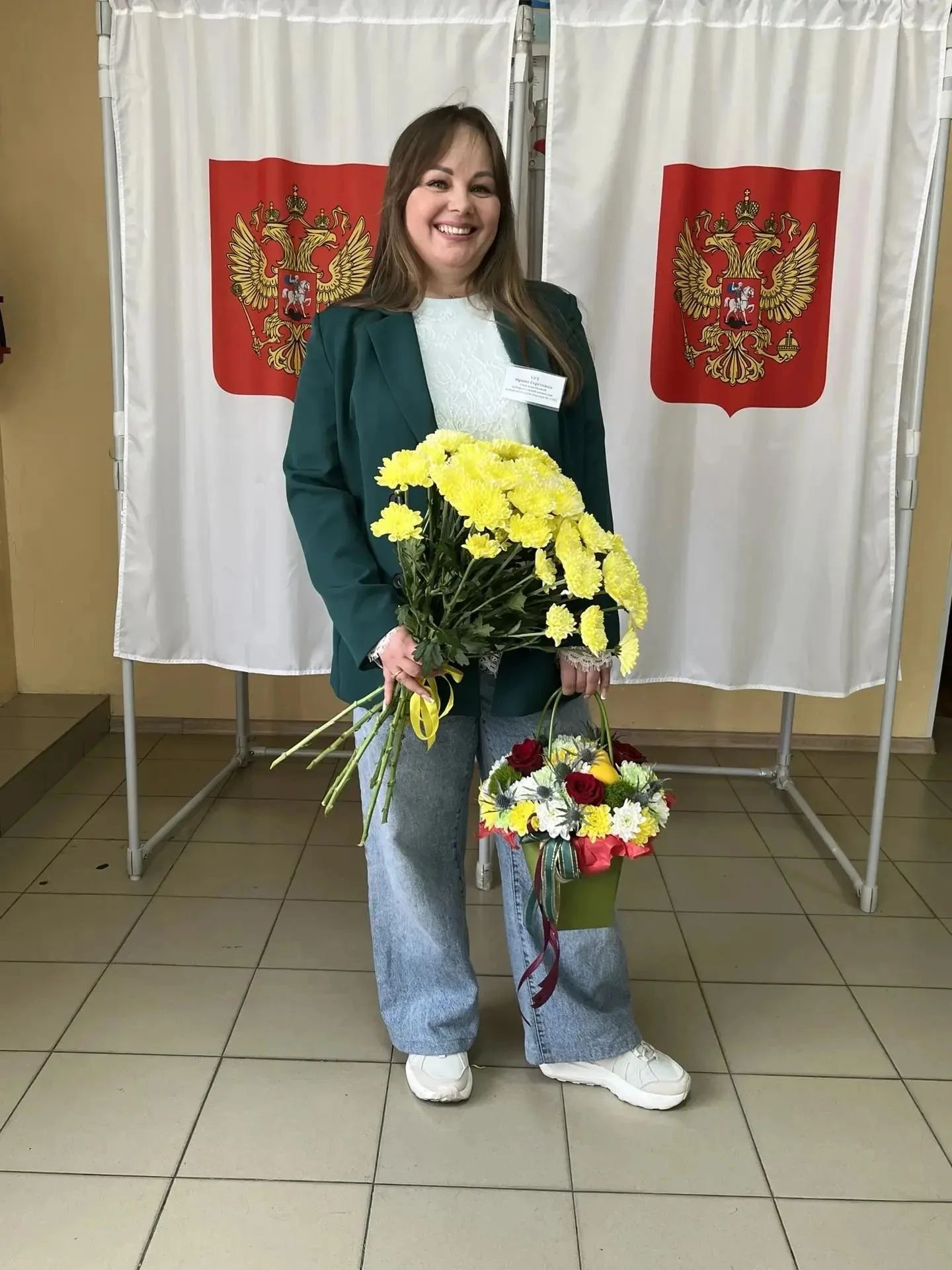 🌺 Избирательный участок № 2202 села Васильевка стал местом двойного праздника для одно...