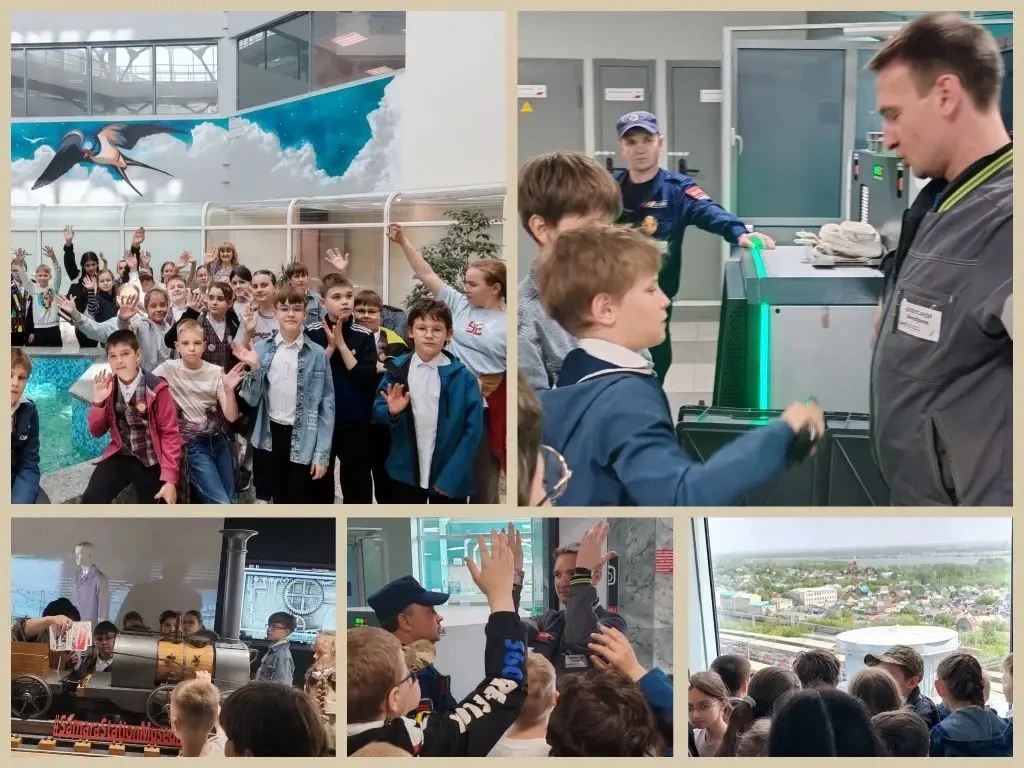 🚂 Путешествие в мир железнодорожных профессий!  Сегодня ученики 3 «Б» и 4 «В» классов отправились в 