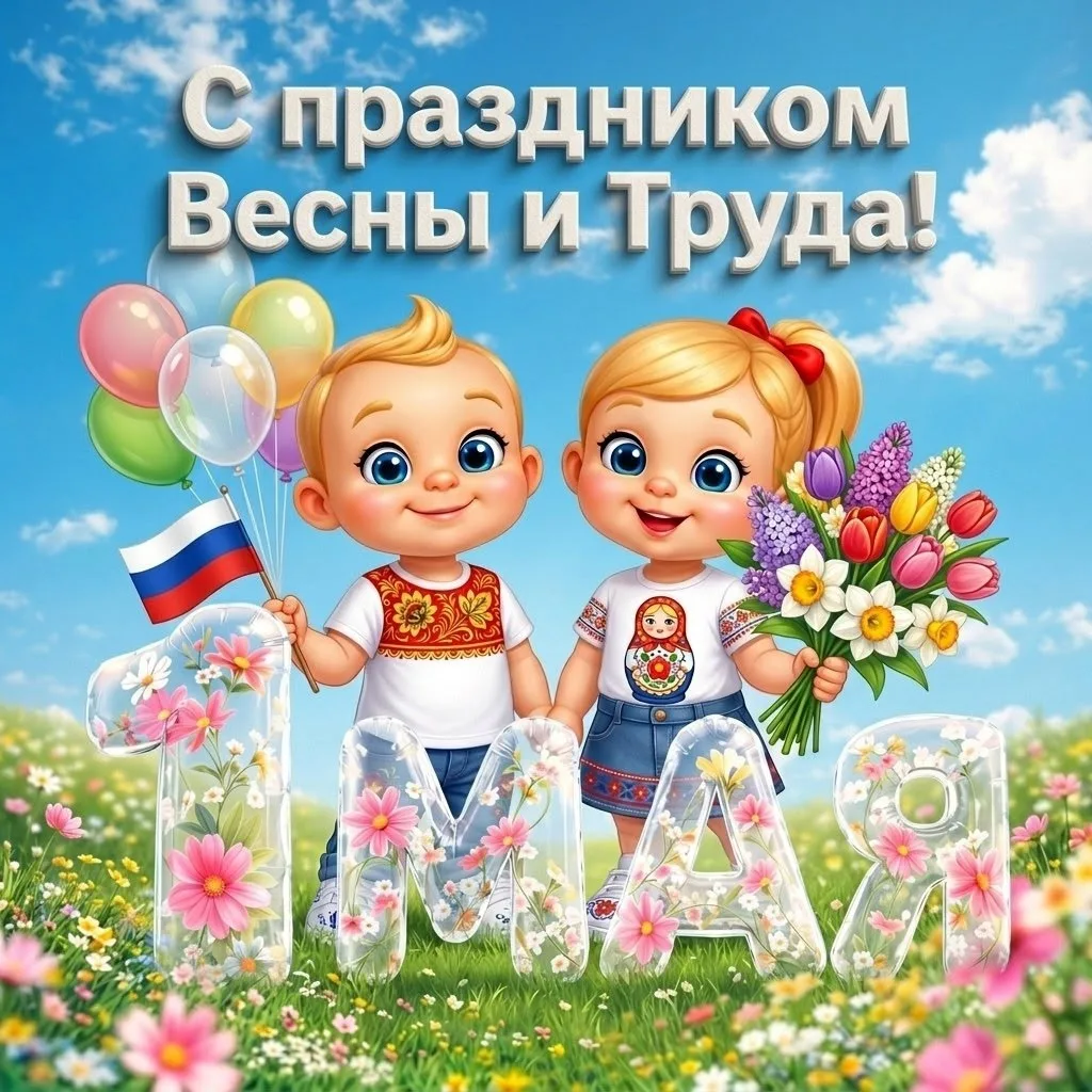 Коллектив детского сада поздравляет Вас с Праздником Весны и Труда — 1 Мая!🌷  От всего...