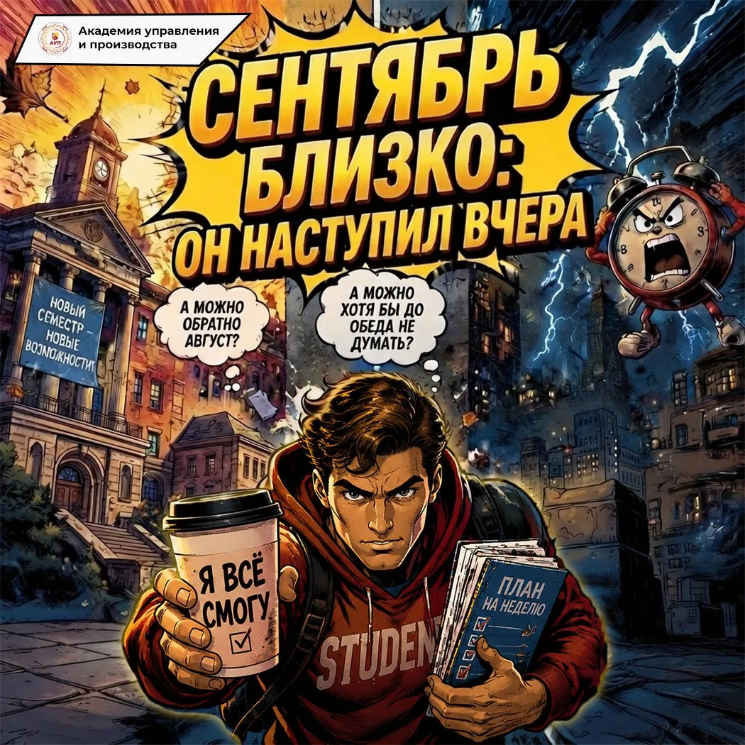 Сентябрь близко: он наступил вчера. 🫠