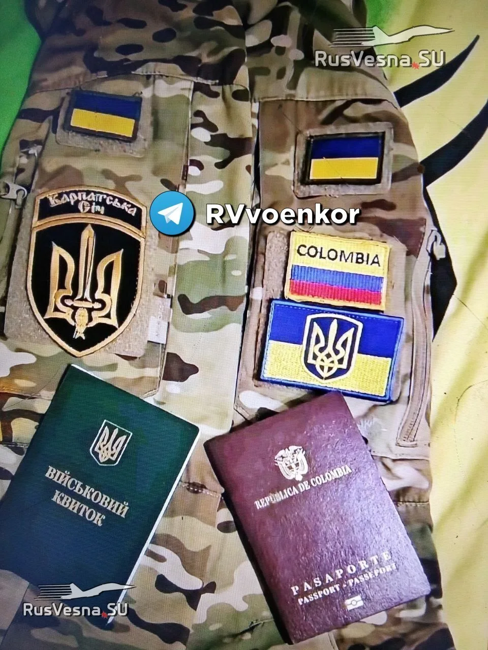 🇨🇴⚔️🇷🇺Разгром колумбийских наёмников, прорывавшихся к границе России - подробности  ▪️Напомним, в пр