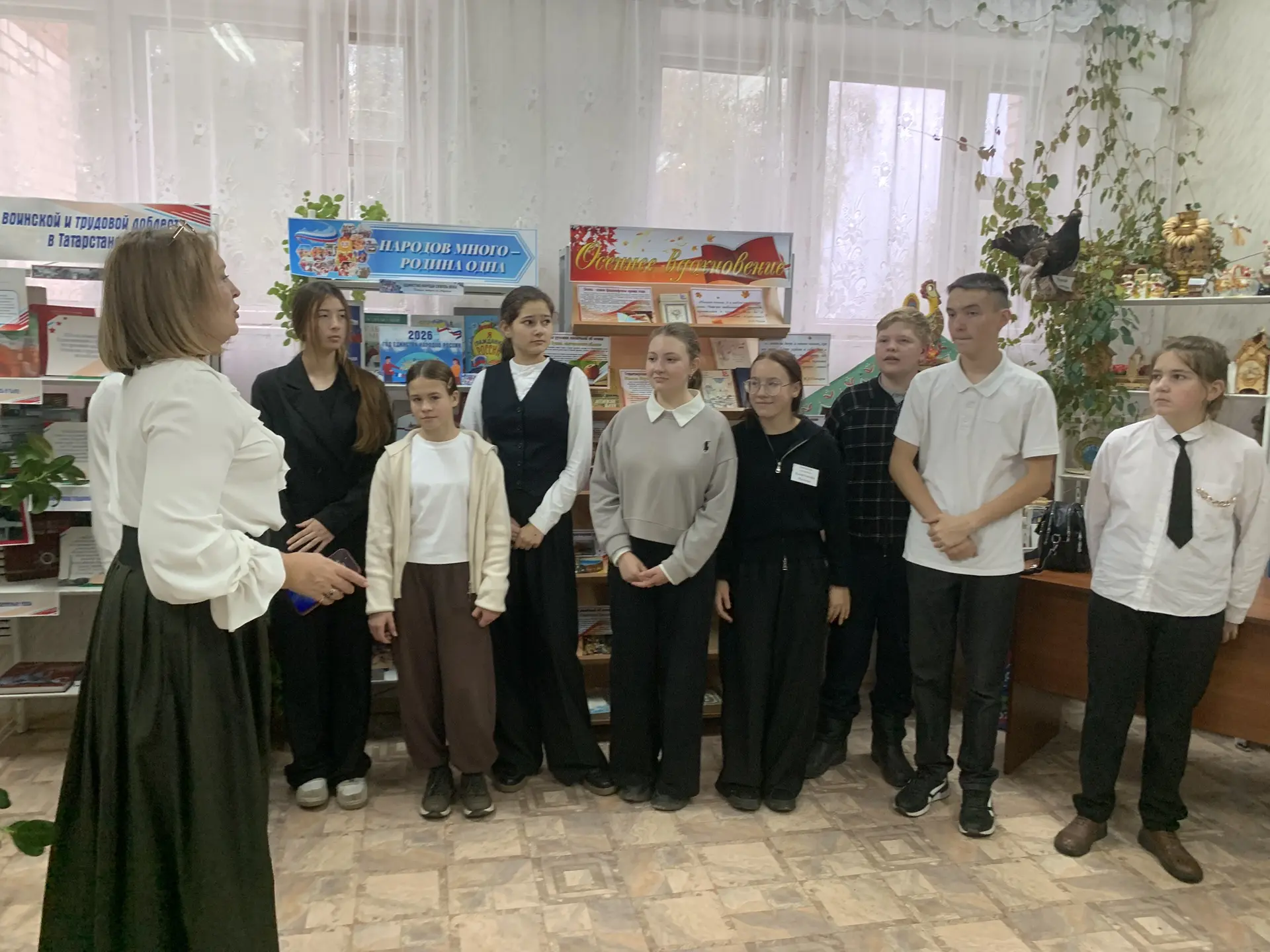 Урюмские школьники познакомились с профессией библиотекаря