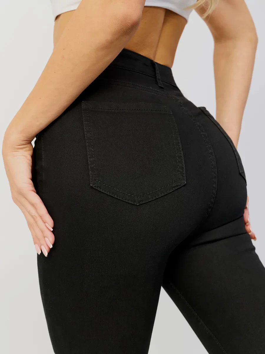 🛍 Джинсы зауженные скинни с высокой посадкой VARSIK