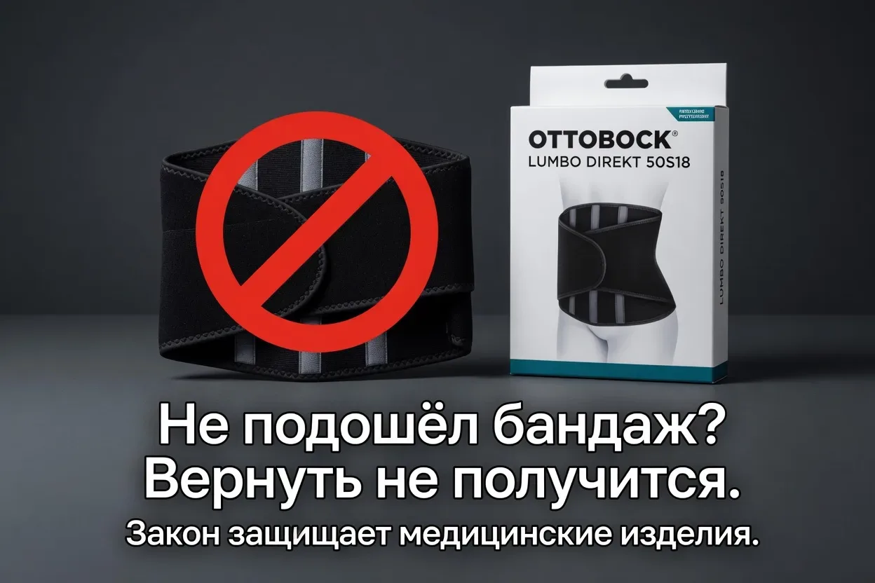 😡 😡 😡 Купили бандаж, а он не подошёл — и его не принимают обратно?
Такое случается сплошь и рядом