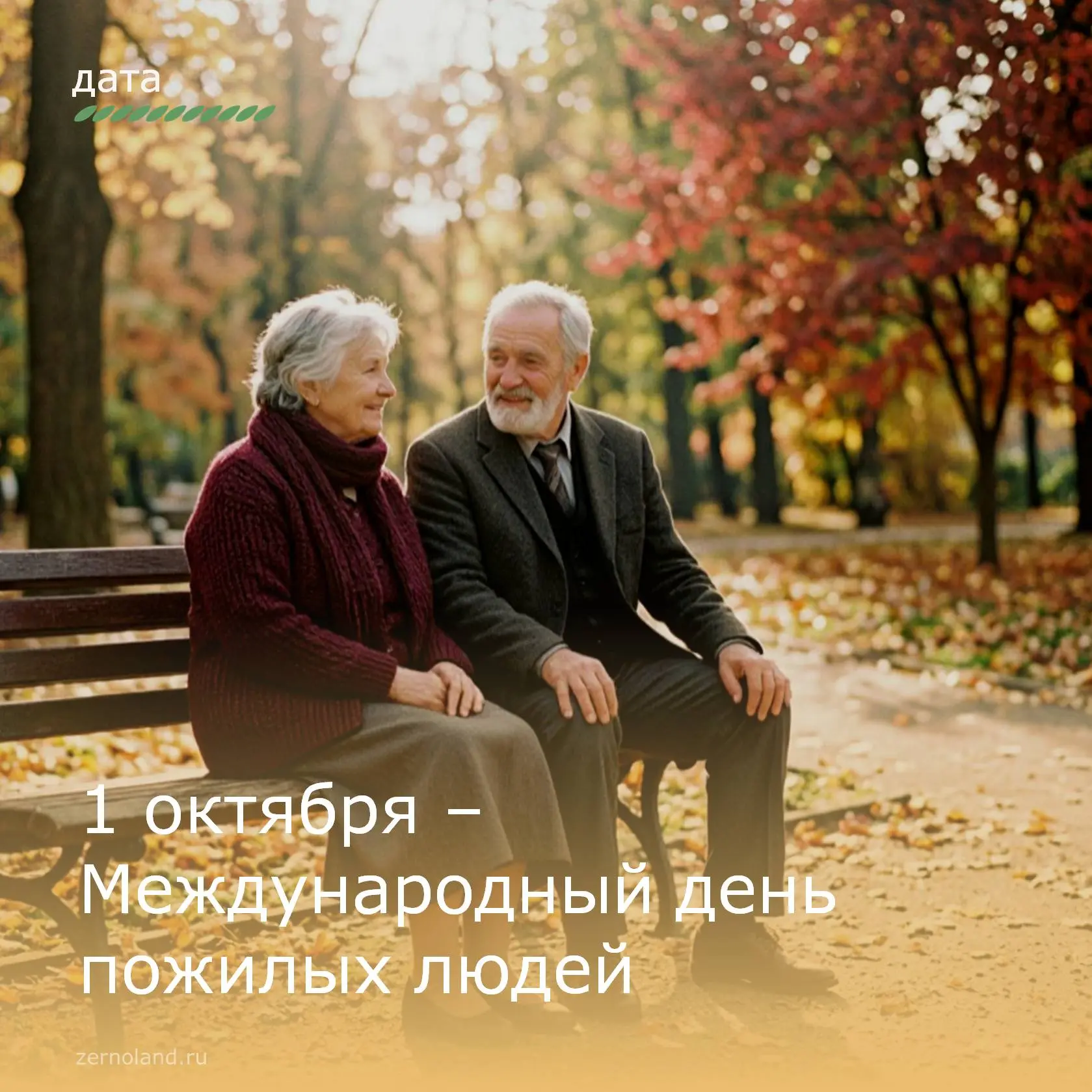 🍁 Дорогие жители Зерноградского района, представители старшего поколения. От всей души...
