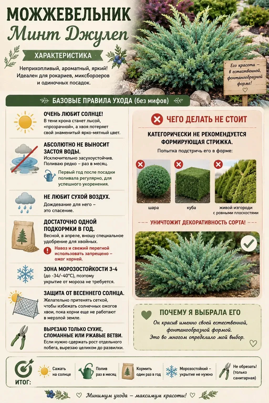 🌿И снова про можжевельник