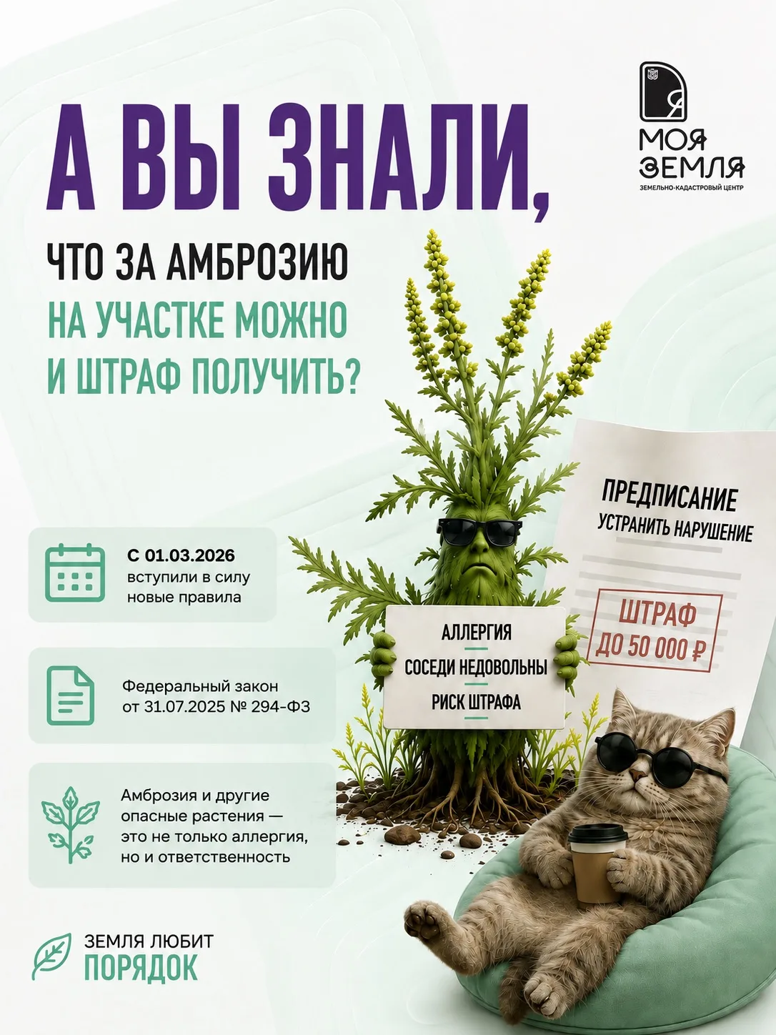 🌿 А вы знали, что за заросли амброзии на участке можно получить не только аллергию и н...