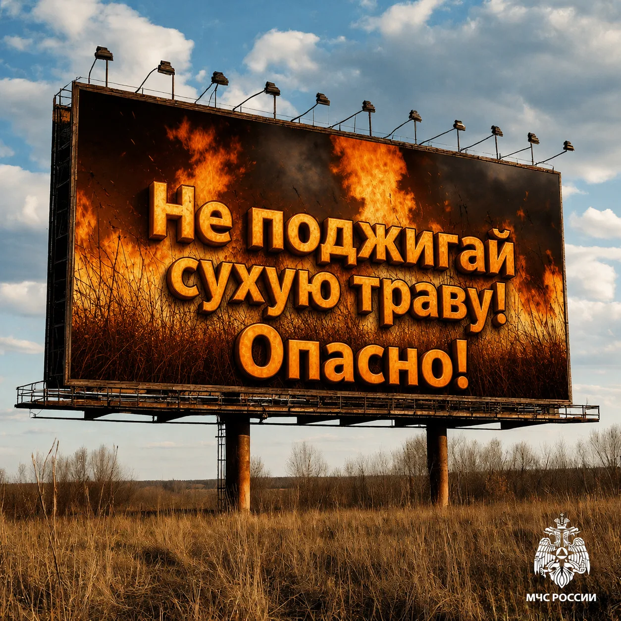 ❗Палы сухой растительности и мусора: опасность и ответственность