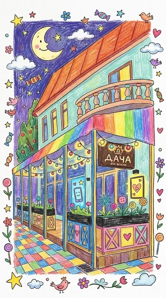 🌈 Кафе «Дача» поздравляет с Днём защиты детей!