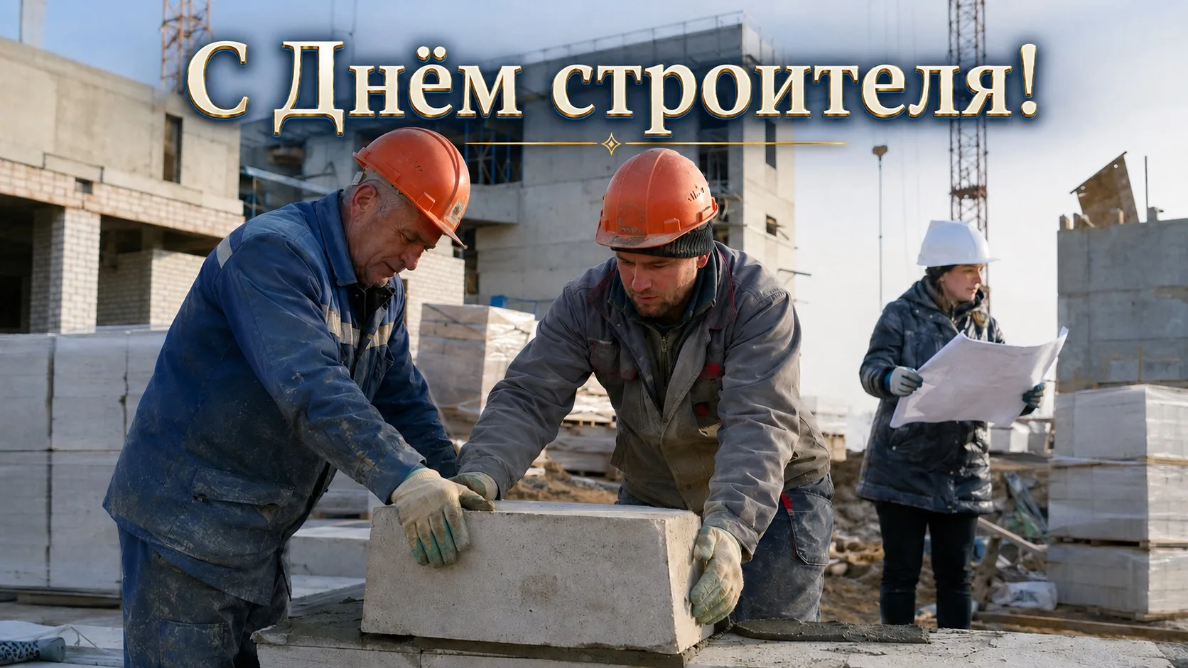 🏗 Сегодня — День строителя!