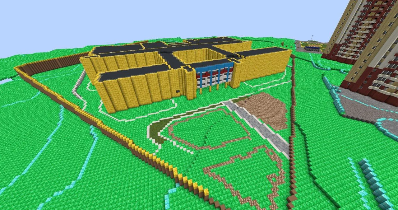 Оренбуржцы воссоздают постройки Оренбурга в Minecraft