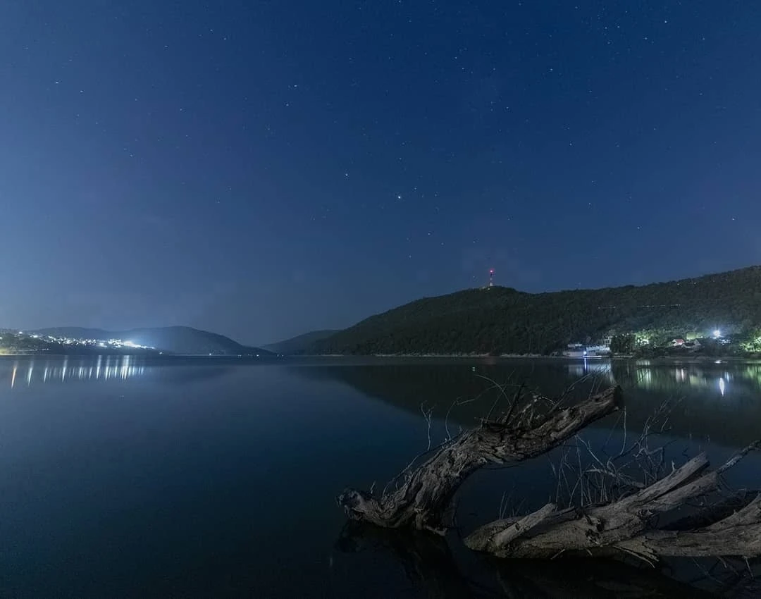 Звездное небо над озером Абрау 🌌