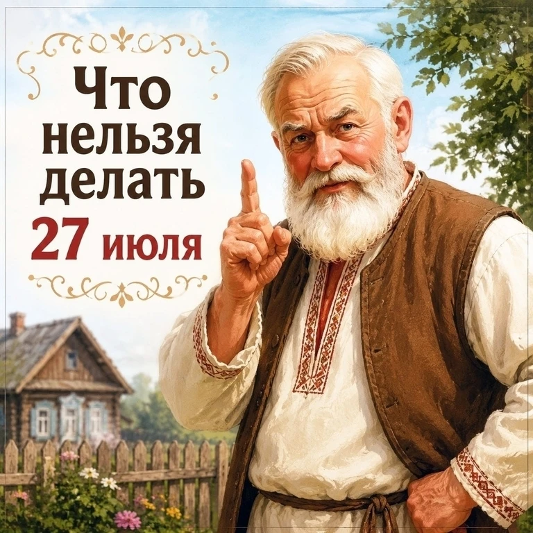 ‍ ()🚫 Что нельзя делать 27 июля — День Акила и Стефана