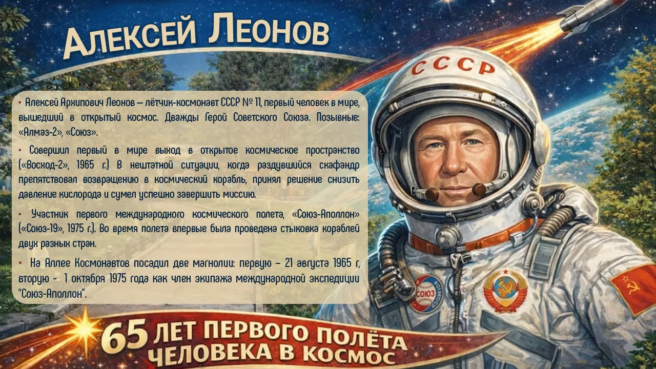 ИСТОРИЯ ОДНОЙ МАГНОЛИИ 🌸  Продолжаем нашу виртуальную прогулку по Аллее Космонавтов. Смотрите в карт