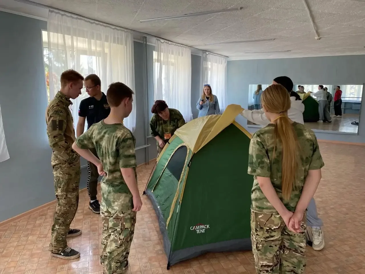 🇷🇺В Нижнеилимском округе прошёл муниципальный этап Всероссийской игры «Семейная зарница»   📍16 мая в