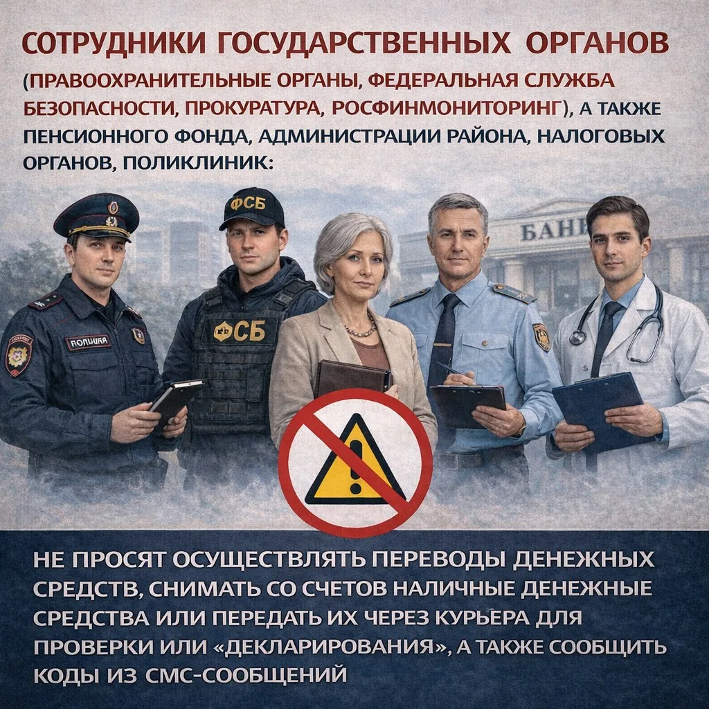 Осторожно, мошенники!

Рассказываем самые распространенные схемы обмана пенсионеров:

📞 Фиктивные з