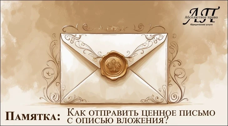 🔤 Памятка: "Как отправить ценное письмо с описью вложения?"