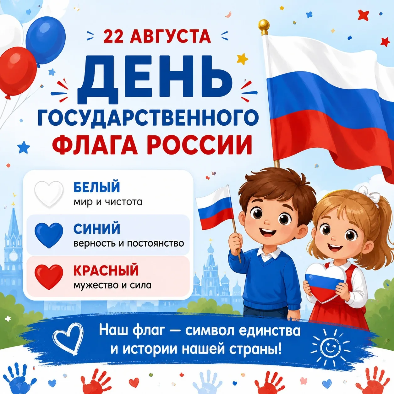 Сегодня мы отмечаем один из важных государственных праздников — День российского флага....