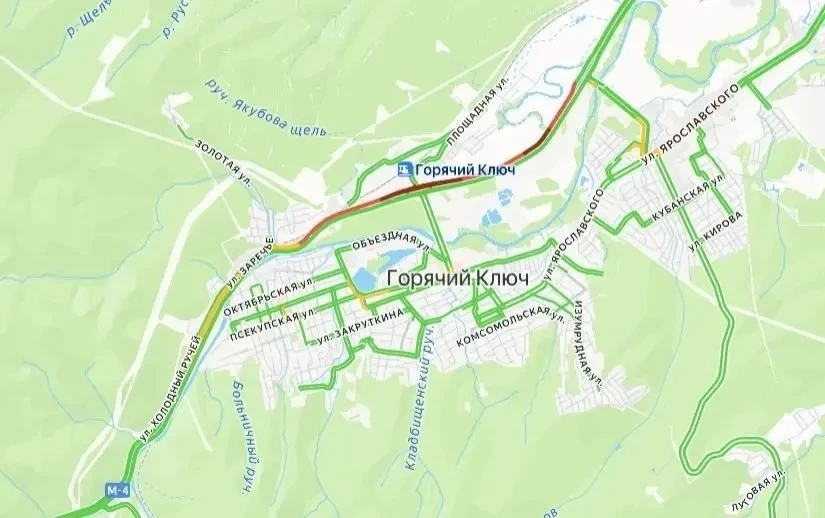 🚗Трасса М-4 «Дон» в Горячем Ключе встала в жесткую пробку.