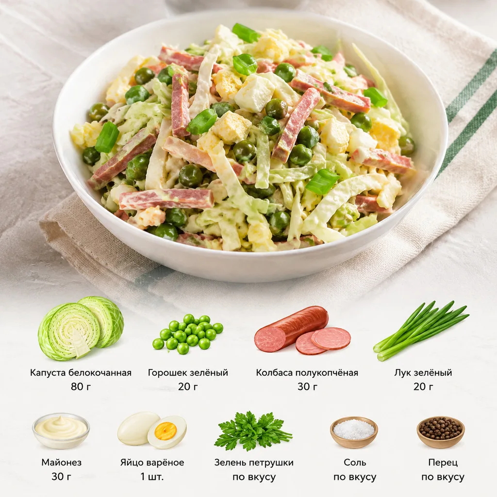 Салат «Днестр» 🤤