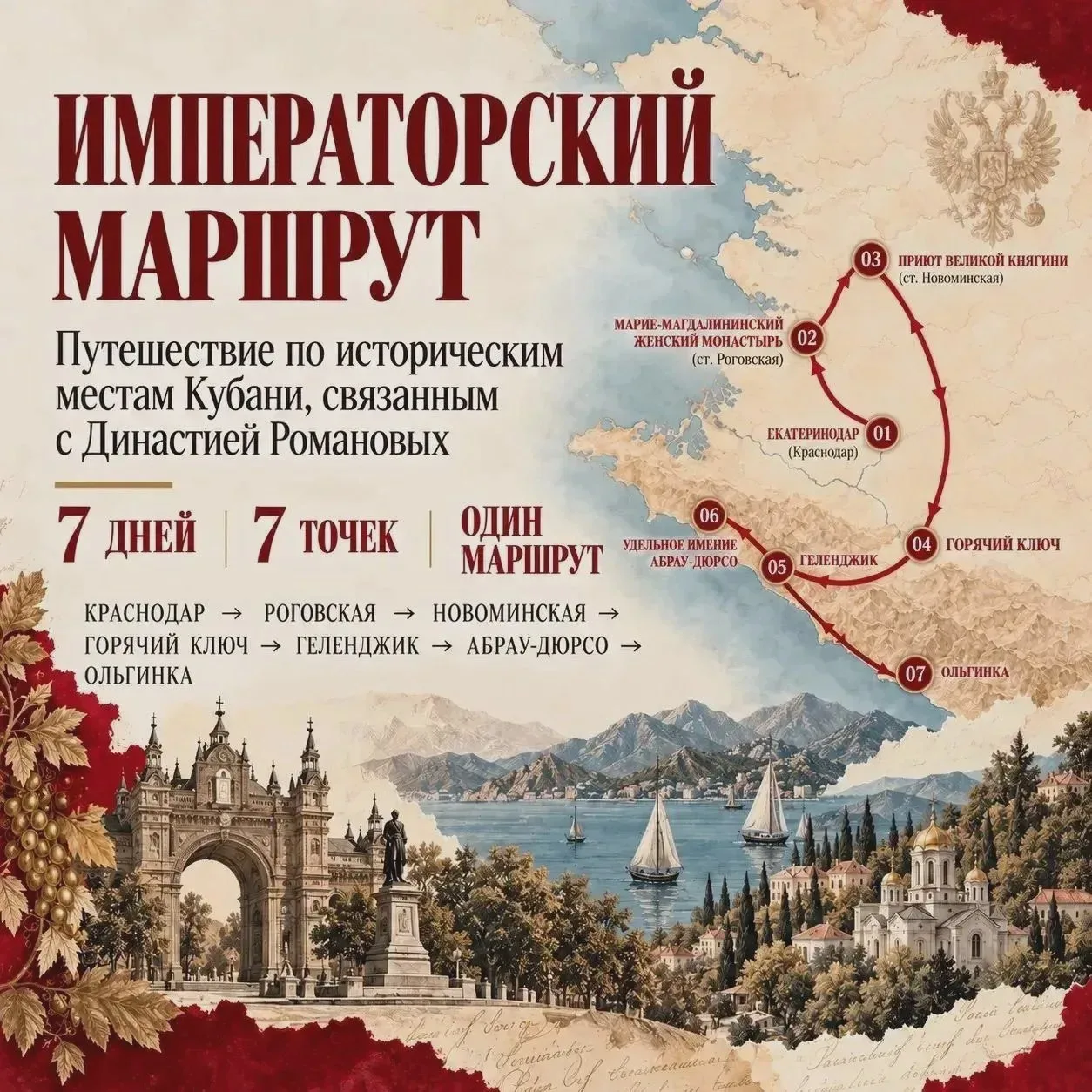 Ольгинка вошла в проект о Романовых
