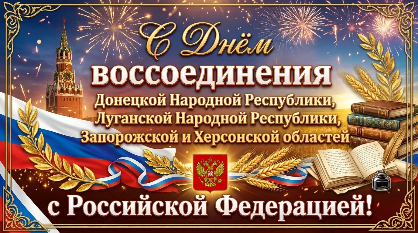 📆 30 сентября – День воссоединения Донецкой Народной Республики, Луганской Народной Ре...