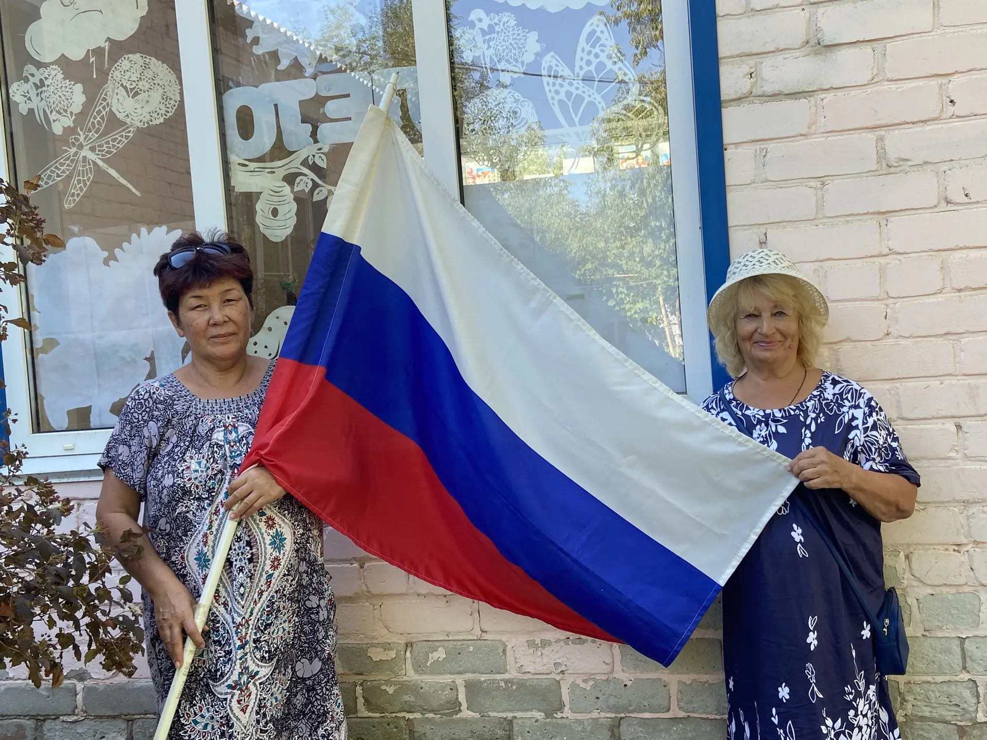 Акция ко Дню Российского Флага прошла в Бахтияровском центре культуры и досуга ❤️
