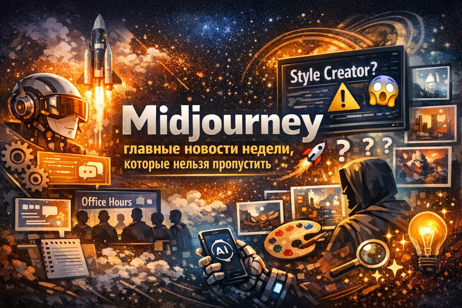 Midjourney: главные новости недели, которые нельзя пропустить 🚀

Если вы следите за всем, что проис
