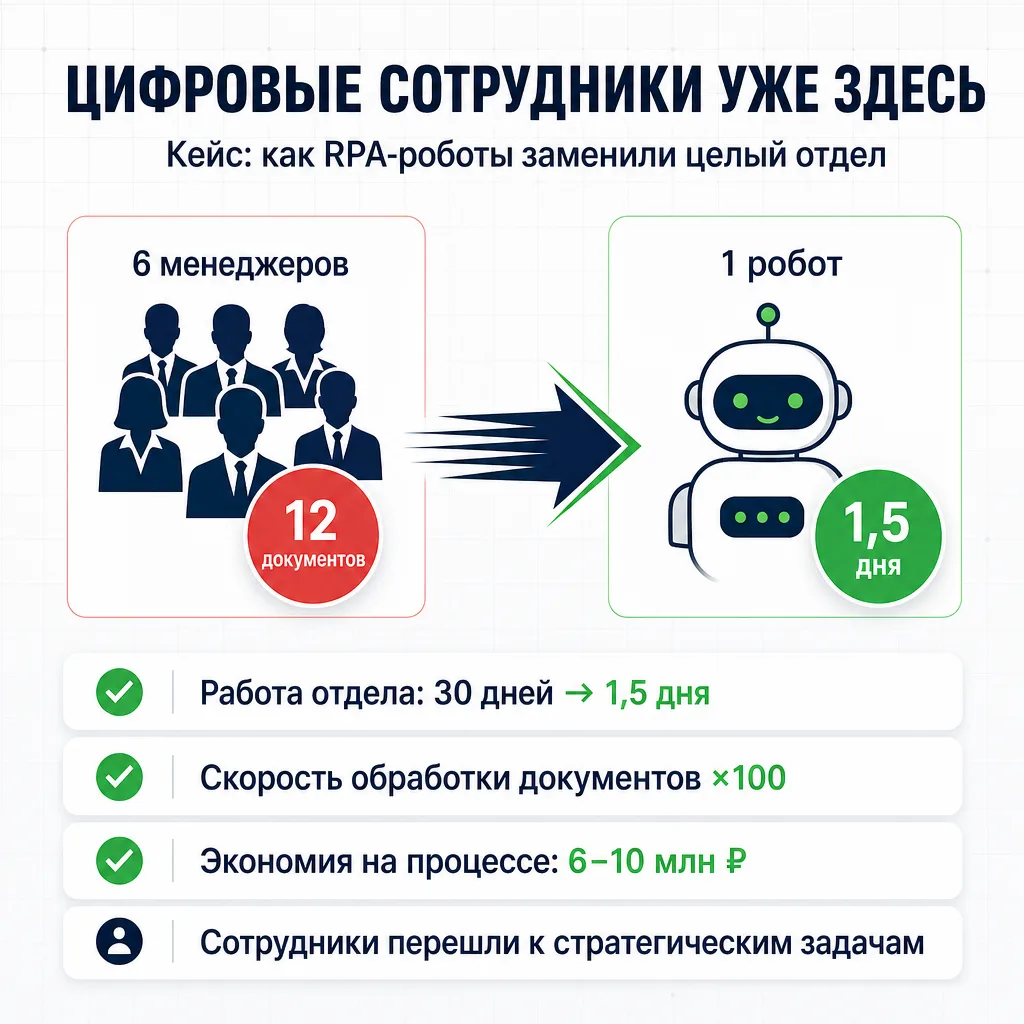 🗞 Утренний дайджест  Доброе утро, это ваш главный бизнес-завтрак.  ▎Кейс: как «цифровые сотрудники» 