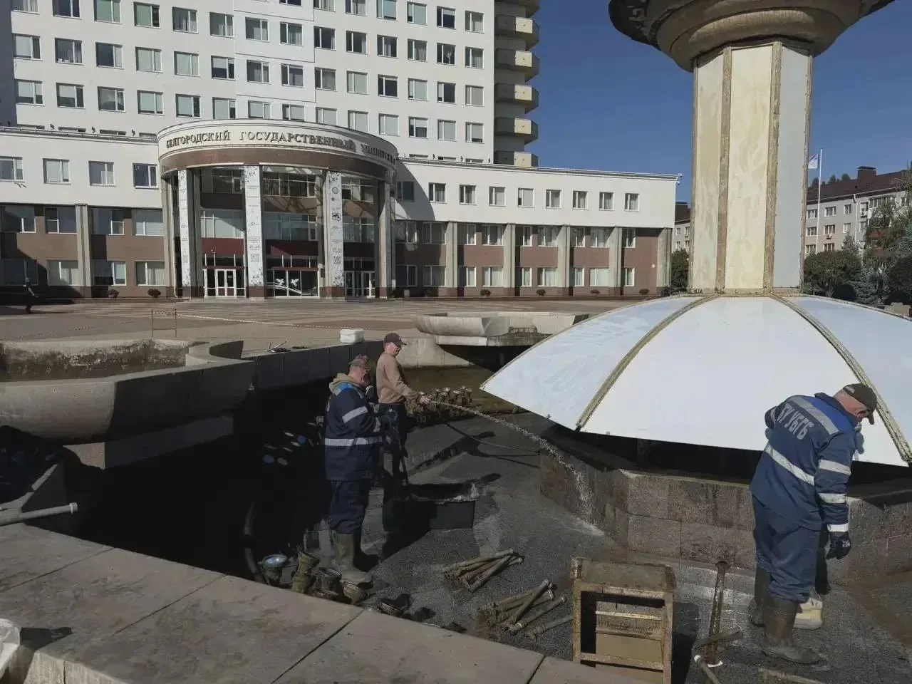 ⛲ Фонтаны Белгорода готовят к зиме