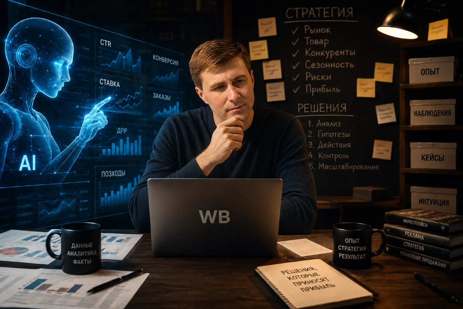 Почему ИИ не заменит меня в продвижении на Wildberries