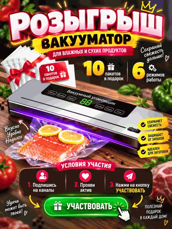 Уже завтра бот подведет итоги на вакууматор❤️🔥🔥🔥