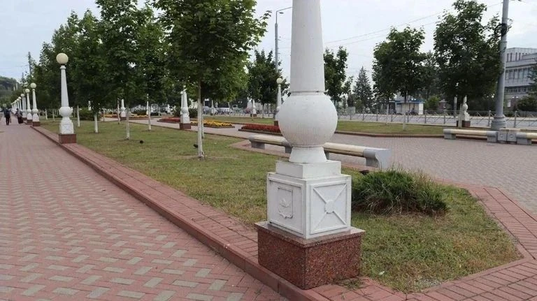В центре Брянска вандалы покалечили скверы