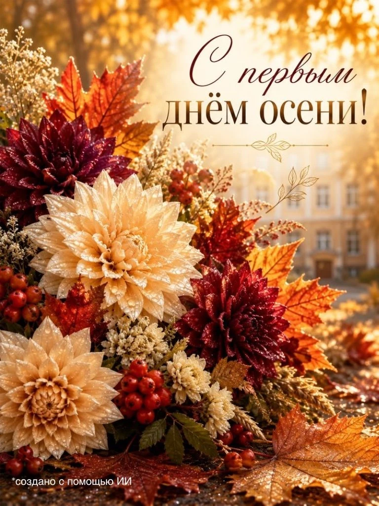 🍁 С 1 сентября, мои дорогие!