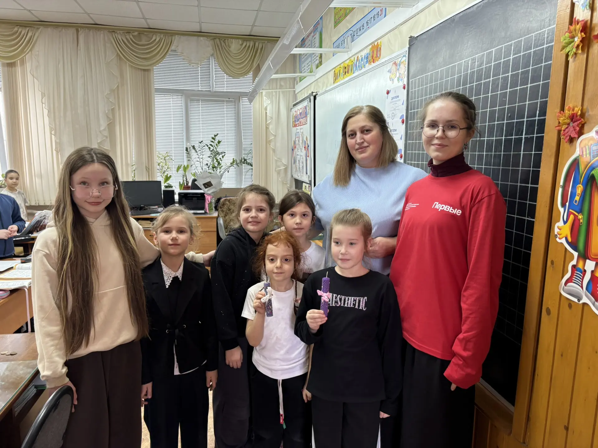 🌸🌸🌸 Всероссийская акция «Вам,любимые», посвященная Международному женскому дню💝  🌷Ребята приняли уча