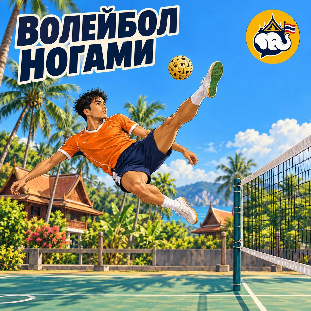 🇹🇭 Почему тайцы играют в «волейбол» ногами?