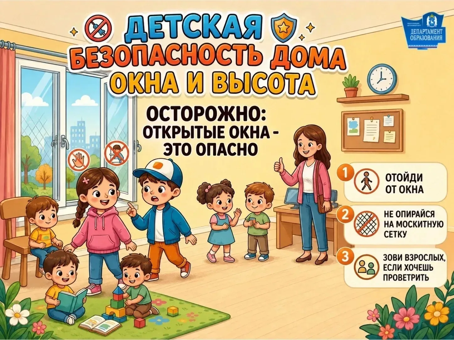 Уважаемые мамы и папы, бабушки и дедушки! 🌸

Нет ничего важнее жизни и здоровья наших детей. Именно