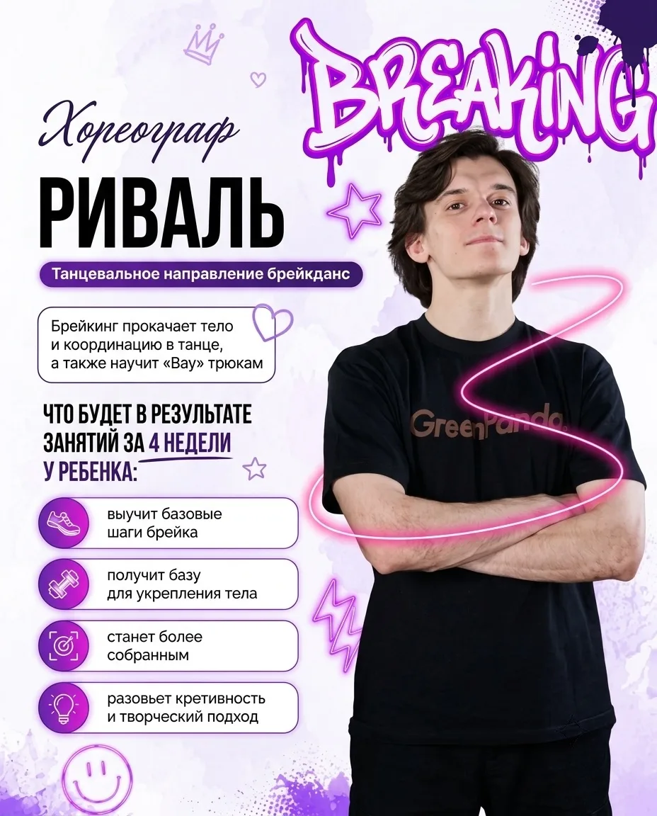 Хореограф по брейкингу - Риваль 💜
