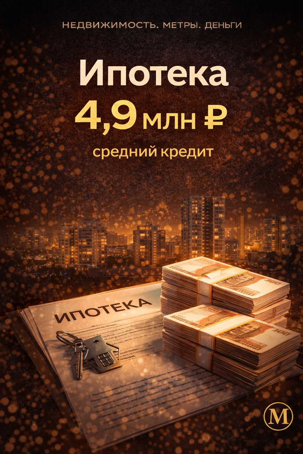 Средний размер ипотеки вырос