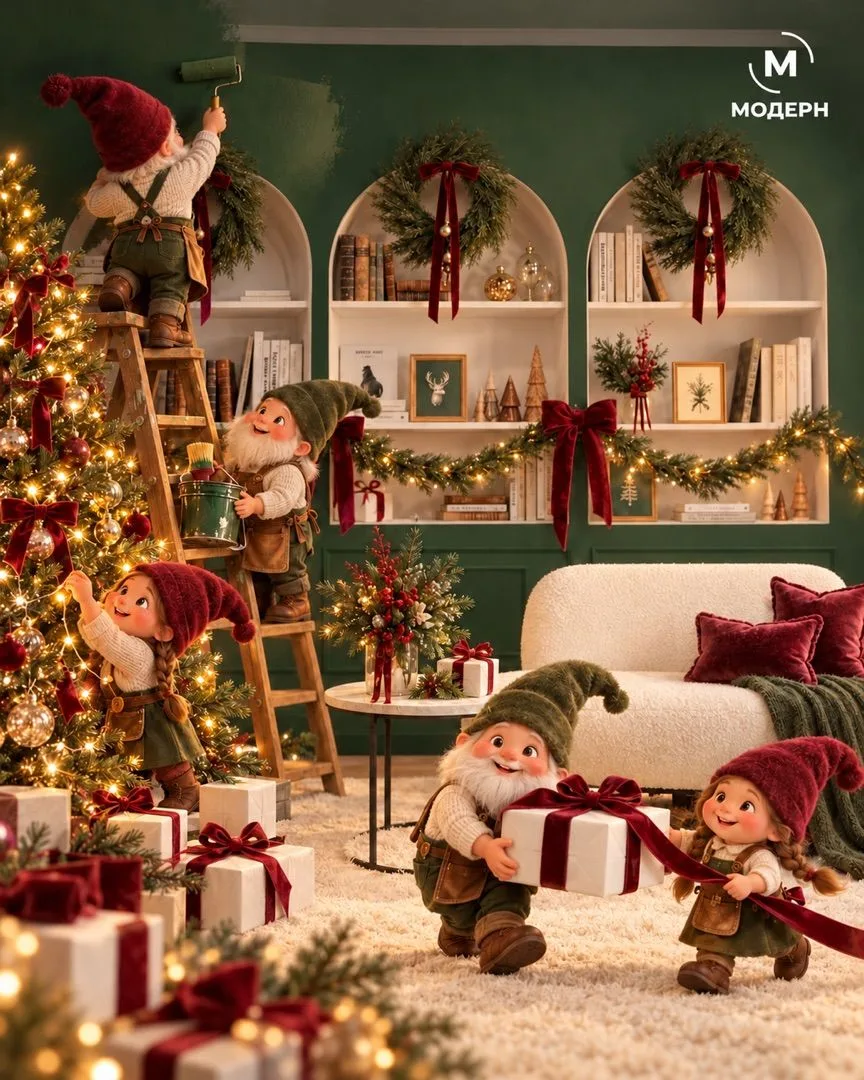 🎄 Готовим студии к новогоднему сезону!