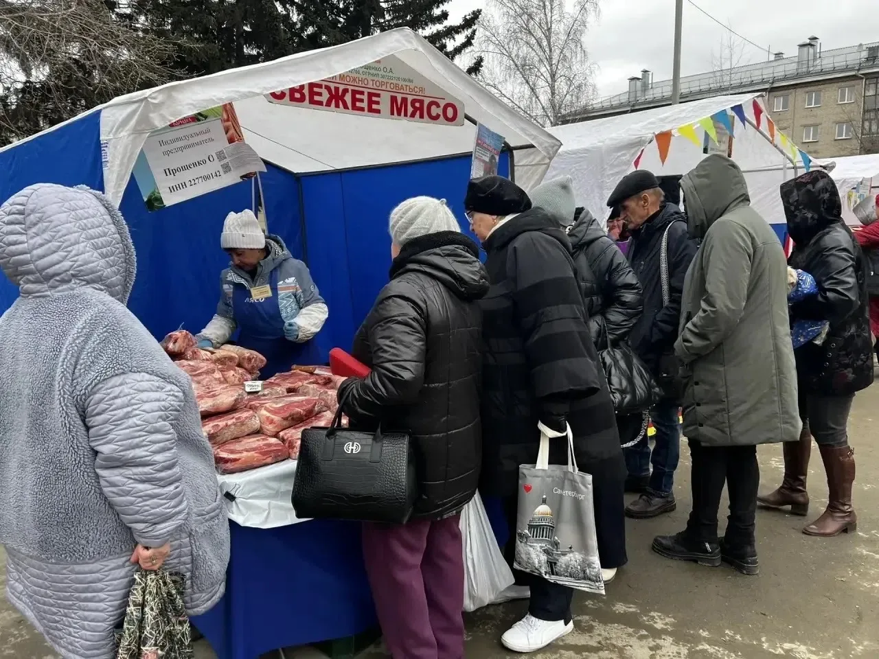 26 сентября в Октябрьском районе состоится продовольственная ярмарка выходного дня 🛍️