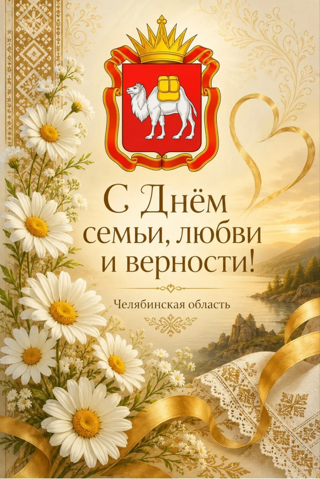 День семьи, любви и верности !👫
8 июля вся страна отмечает замечательный праздник – День семьи, люб
