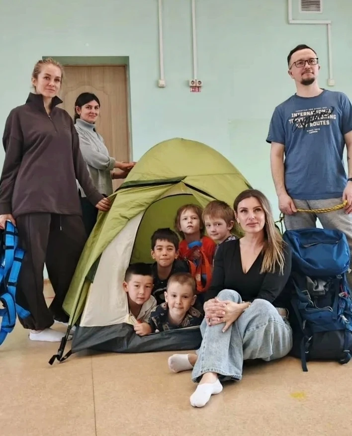 Воспитанники детского сада и их родители готовятся к туристическому слету туристов-краеведов Сахалин