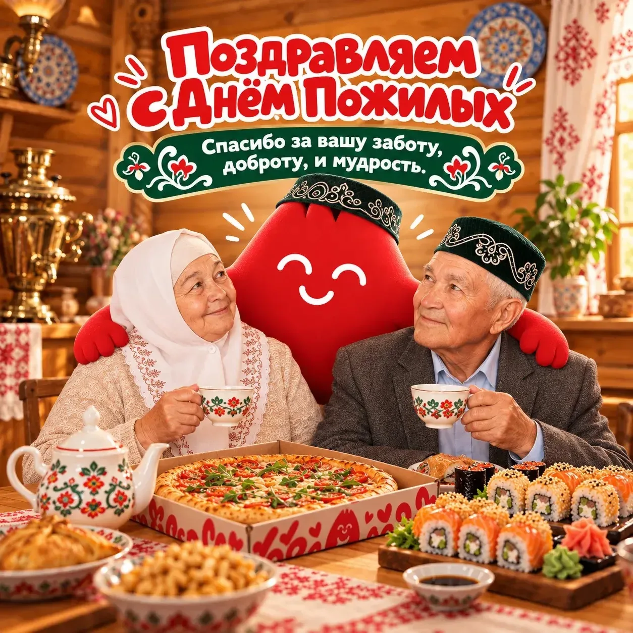 С Днём пожилых людей! ❤️