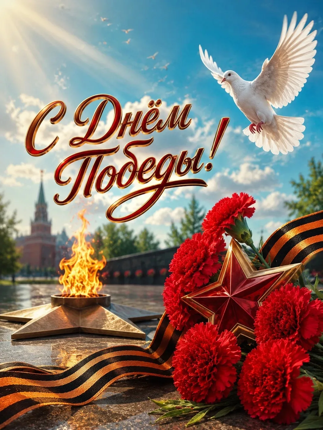 С Днём Победы!

🌺 Сегодня, 9 мая, вся страна отмечает великий праздник — День Победы!

Это день, ко